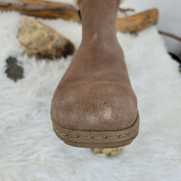 Baretraps andee sherpa and man made suede ankle booties - Picture 9 of 16